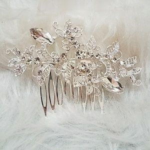 Silver Hair Comb